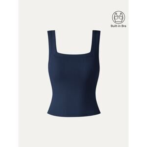 OGL Slinky Square Open-Back Bra Tank Top NWT SIZE S